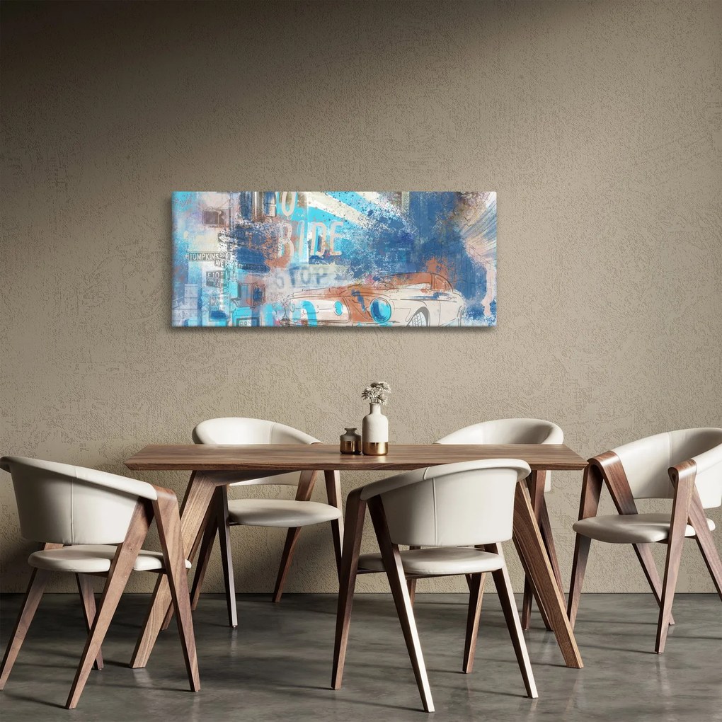 Tablou - Născut să călătorească (120x50 cm)
