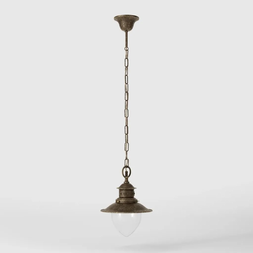 Lustra stil nautic din alama si sticla Al Mare