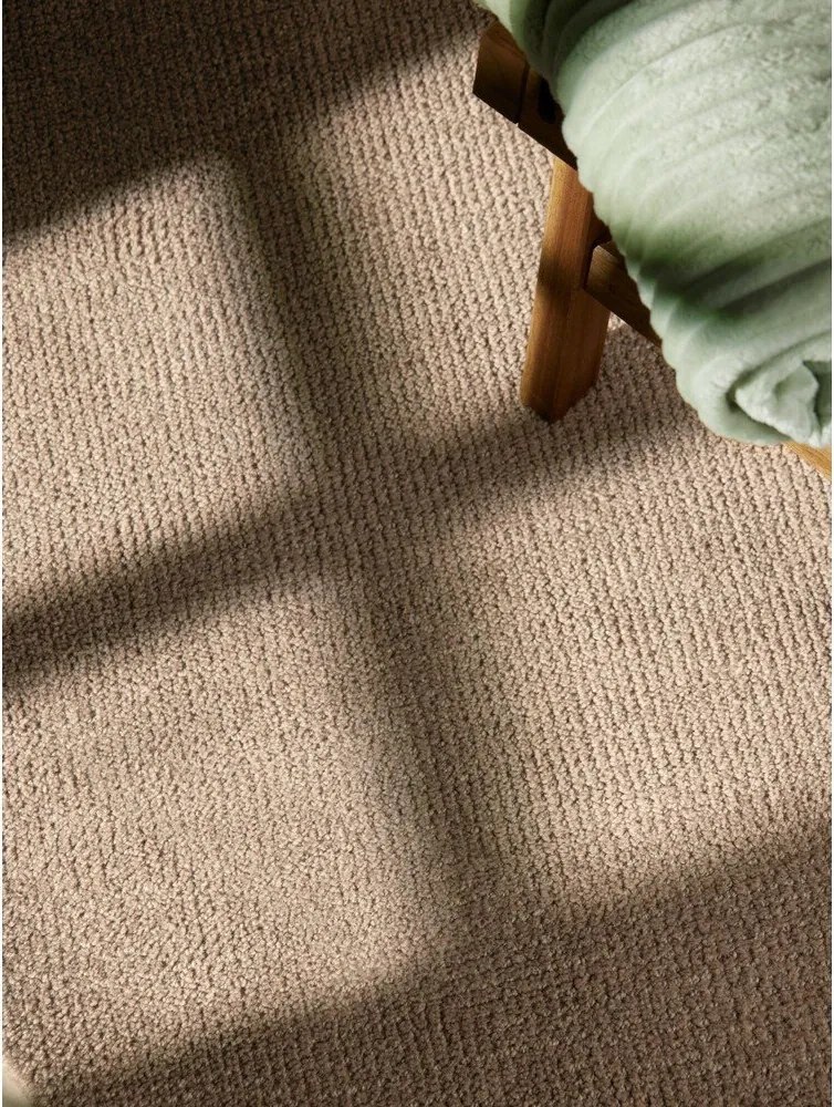 Covor bej țesut manual rotund din lână ø 200 cm Greenwich – Ted Baker