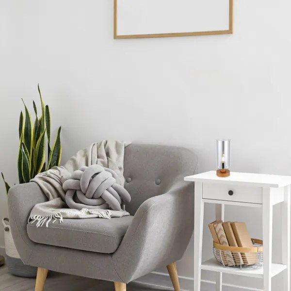 Lampă de masă TANNO 1xE27/25W/230V stejar Rabalux 74120