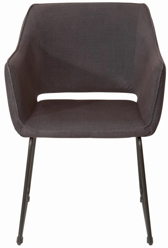Set 2 scaune tapitate Sit&amp;Chairs Tom Tailor gri inchis