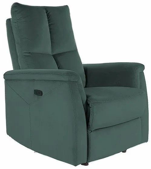 Fotoliu recliner Neptun velvet verde Blu78