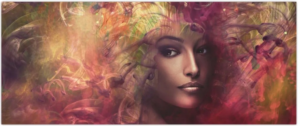 Tablou - Femeie de fantezie (120x50 cm)
