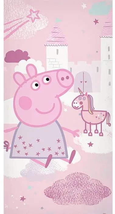 Purcelușa Peppa Dreamland prosop de baie, prosop de plajă 70x140cm