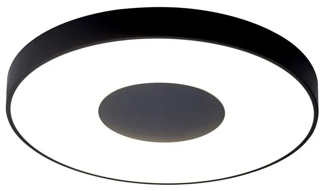 Plafoniera LED Smart dimabila cu telecomanda COIN 50cm neagra