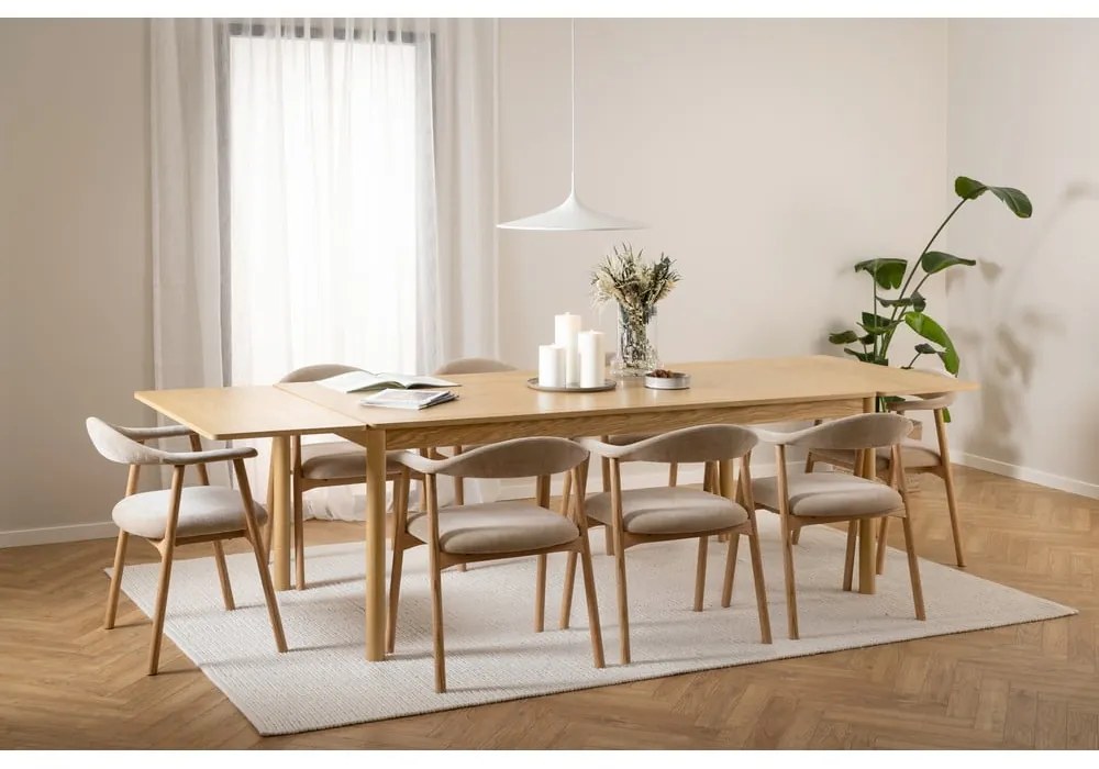 Scaun de dining bej/în culoare naturală Addi – Actona