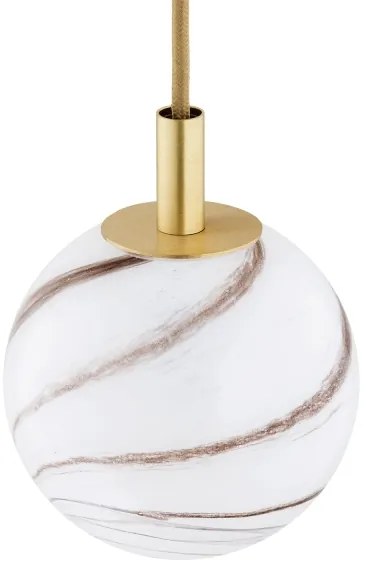 Lustră pe cablu Argon 8450 ALMIROS 1xE14/7W/230V d. 12 cm auriu