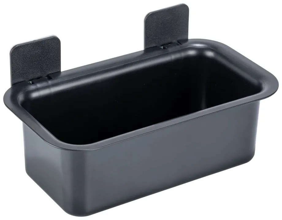 Raft pentru baie negru autoadeziv din plastic Parma – Allstar