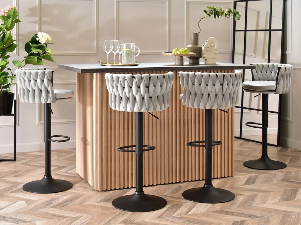 Scaun Adel (gri + negru). 1110645