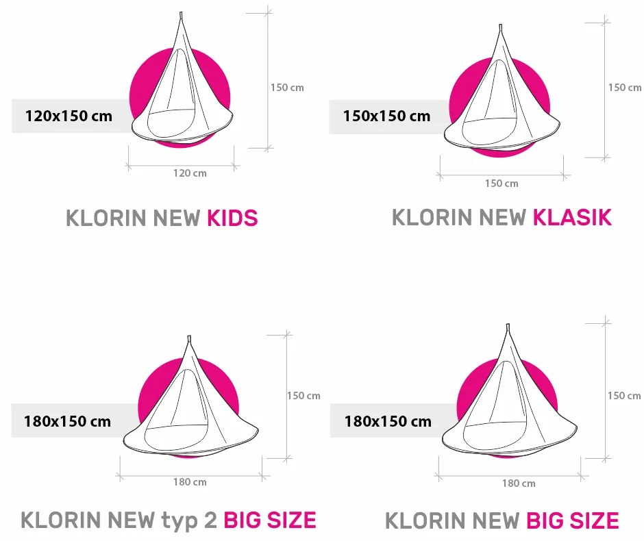 Scaun suspendabil balansoar, gri deschis, KLORIN NEW KIDS