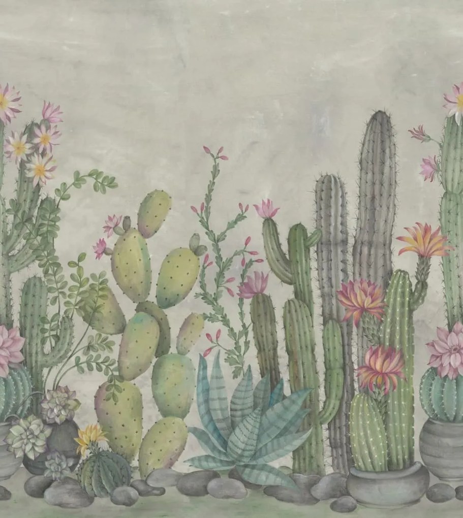Fototapet, Playfull Cactus, Summer, Rebel Walls