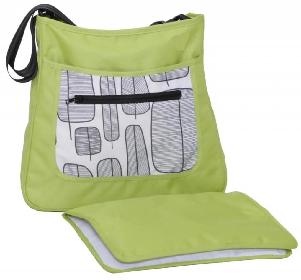 Carucior nou nascuti 2 in 1 NOVOKIDS™ Rachel PRO, Cu geanta bebe inclusa, Cadru aluminiu, Plasa insecte, Maner reglabil pe inaltime, Verde Aprins