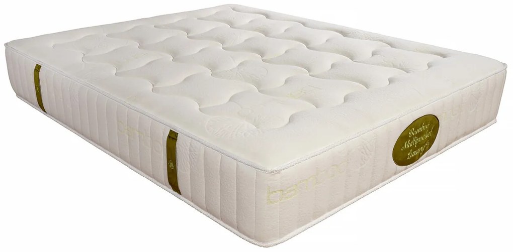 Saltea anatomica, Nature Pocket Bamboo Memory Evolution, 120x200x30 cm, Latex, Arcuri Pocket, 7 Zone de Confort