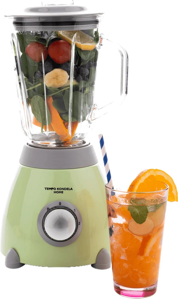 Mixer de masă în stil retro, 1,5 l, neo mentă / gri, CARSON