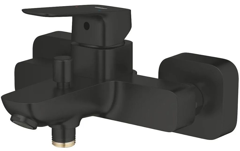 Grohe Cubeo Baterie cada dus monocomanda, negru mat