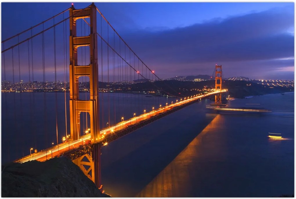 Tablou - Podul Golden Gate (90x60 cm)