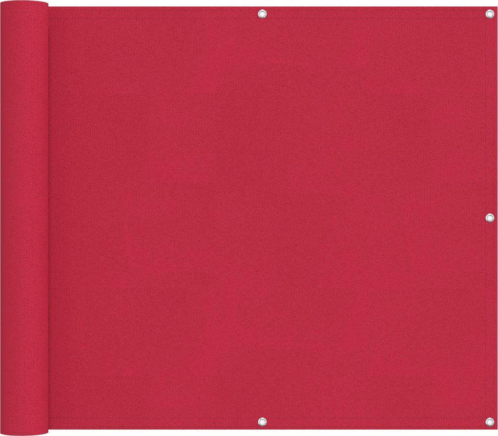 vidaXL Ecran de balcon Burgundy 90 x 200 cm Material Oxford