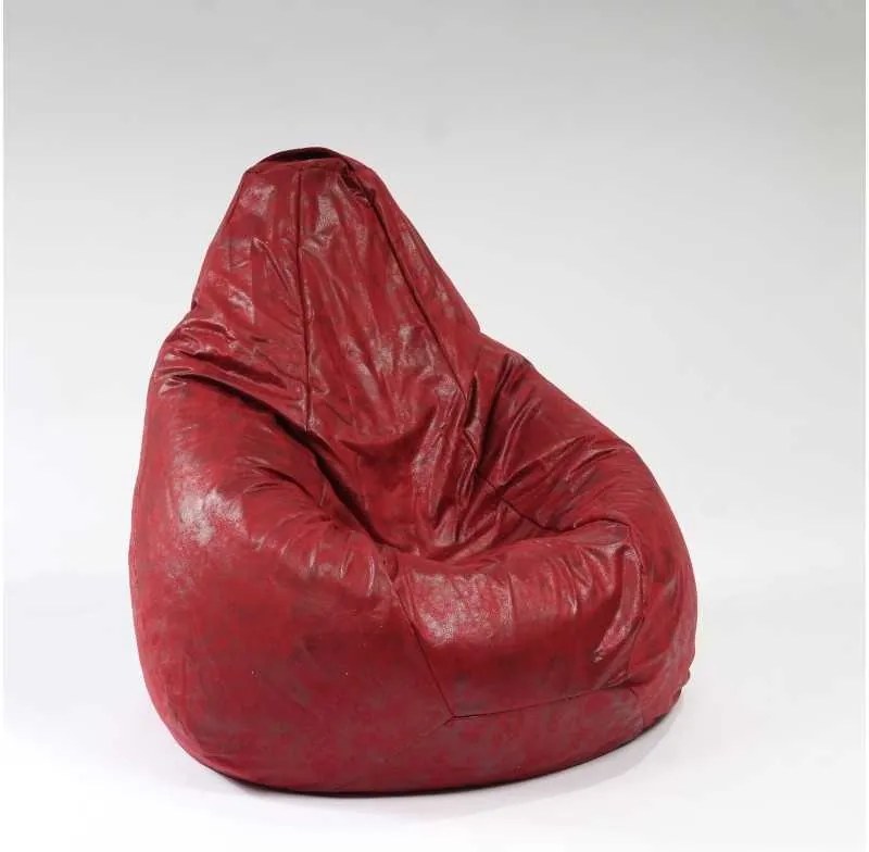 Fotoliu Nirvana Hobbit Pufrelax, Material Textil - Cranberry