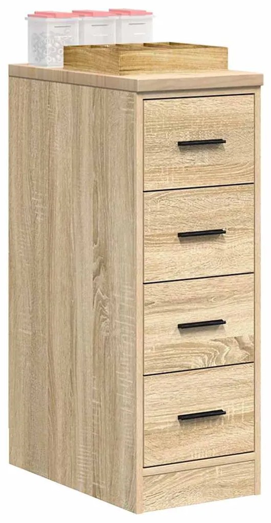 vidaXL Dulap depozitare garaj Stejar Sonoma 30x51x85 cm lemn masiv pin
