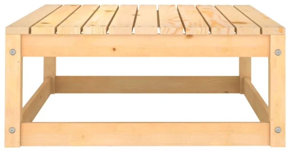 Set mobilier de gradina cu perne, 9 piese, lemn masiv de pin brown and anthracite, 1, Da