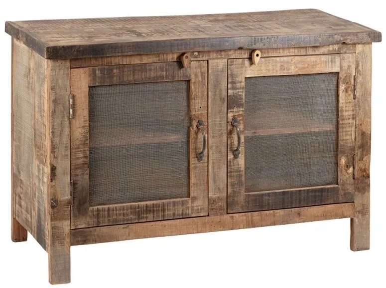 Bufet din lemn de mango si acacia, aspect rustic, Campagne