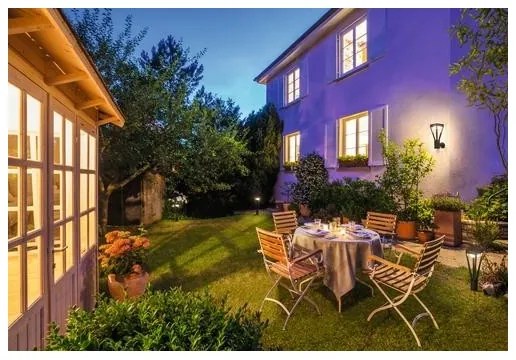 Ledvance - Lampă solară LED de perete cu senzor BOUQUET LED/6W/3,7V IP44