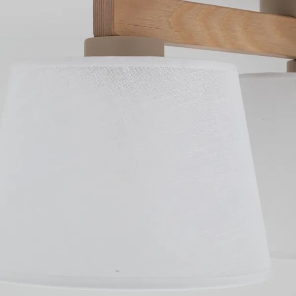 Brilagi - Lustră aplicată LATTE SABIA 3xE27/15W/230V pin/alb