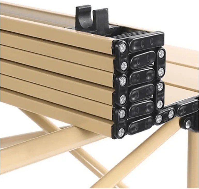 Masa pentru catering CATERFOLD 53x51 cm, bej