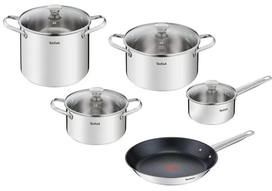 Tefal COOK EAT set de vase inox, 9 piese