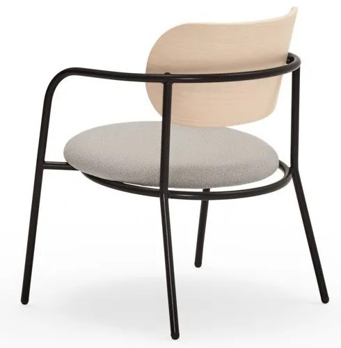 Fotoliu gri deschis în decor de frasin Eclipse - Teulat