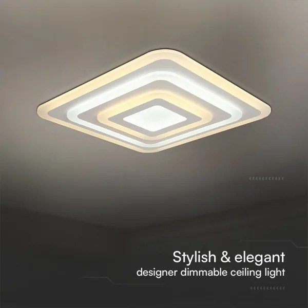 Plafonieră LED dimabilă LED/77W/230V 3000-6500K + telecomandă