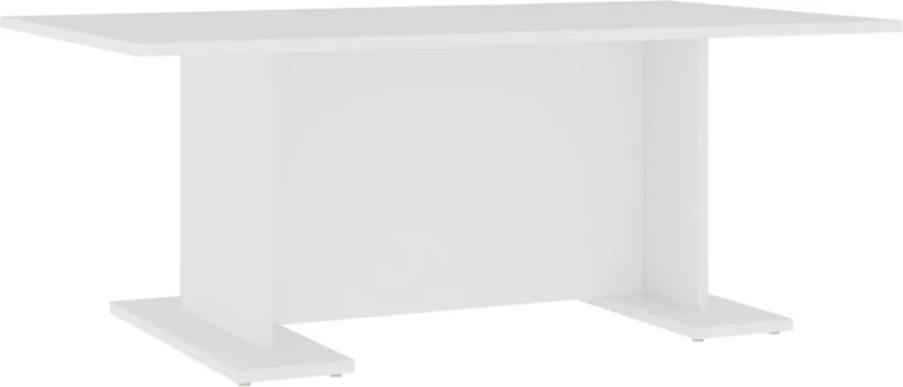 vidaXL Măsuță de cafea, alb, 103,5 x 60 x 40 cm, lemn prelucrat