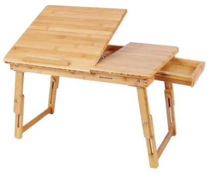 Masă reglabilă pentru pat LAT, pentru laptop/PC, maro