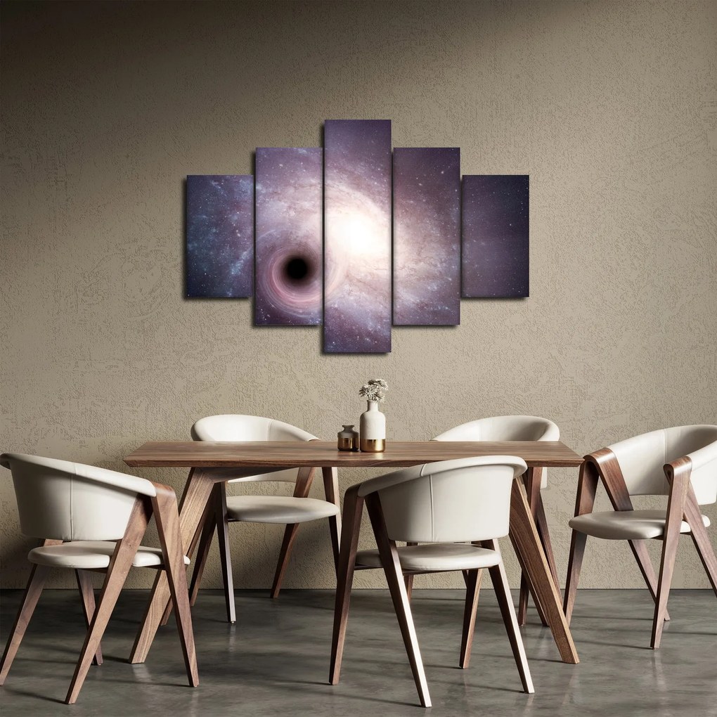 Tablou - Galaxii spiralate (150x105 cm)