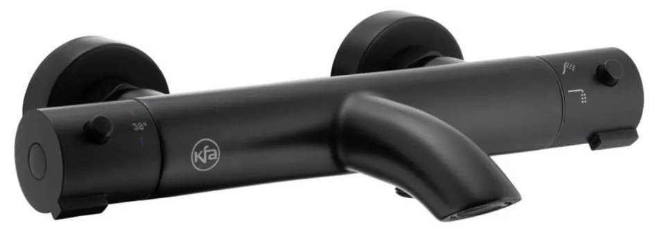 KFA Armatura 5734-010-81 - Baterie termostat MOZA mat negru