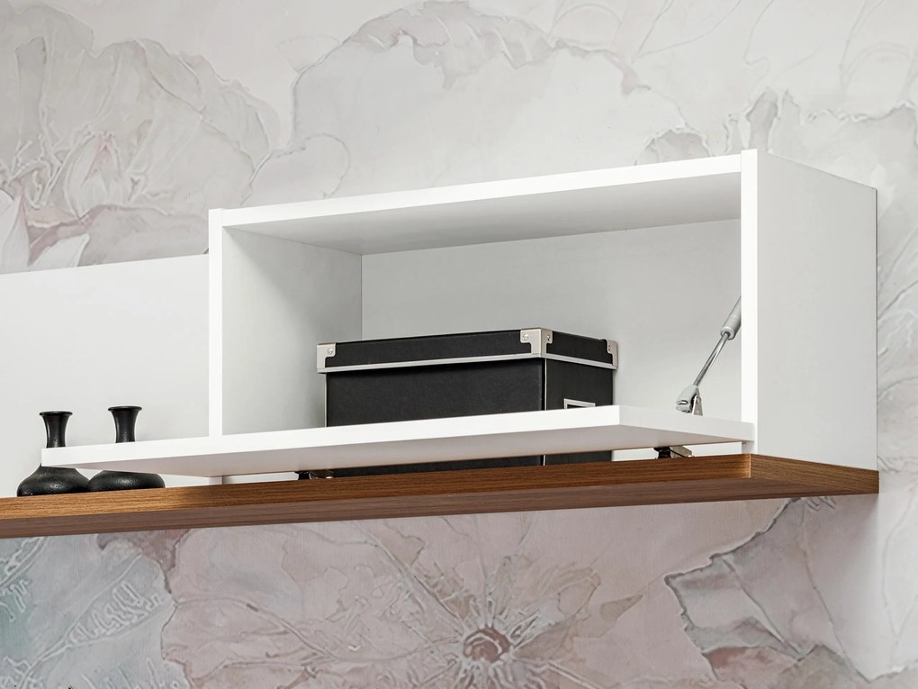 Mobilier living Dalton RSW DL (stejar sterling + alb mat). 1097681