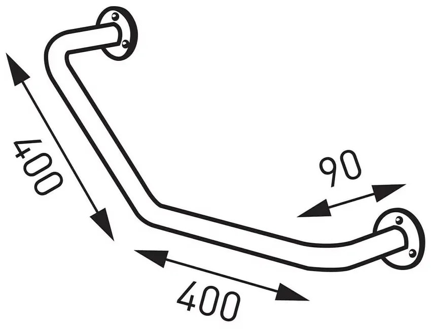 Bara sustinere Ferro Metalia Help, crom - R66404.44