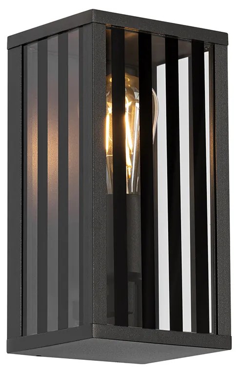 Lampa de perete exterioara moderna neagra 26 cm IP44 - Dijon