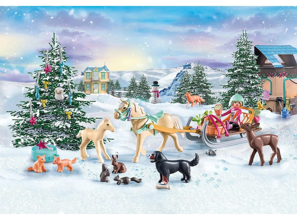 CALENDAR CRACIUN - PLIMBARE CU SANIA - PLAYMOBIL CHRISTMAS (PM71345)