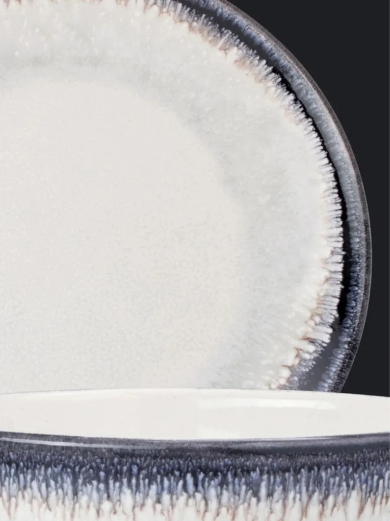 Set 3 Piese Antalis Grey (farfurie Mare, farfurie mica, bol), la comanda, 50 de seturi