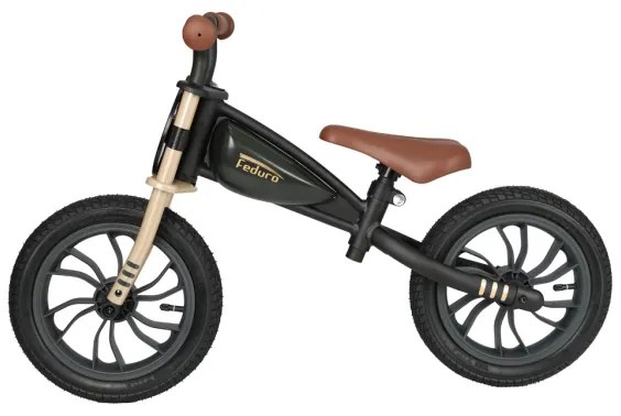 Bicicletă fără pedale QPlay FEDURO negru/auriu