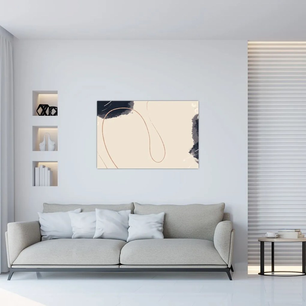 Tablou - Abstractizare bej (90x60 cm)