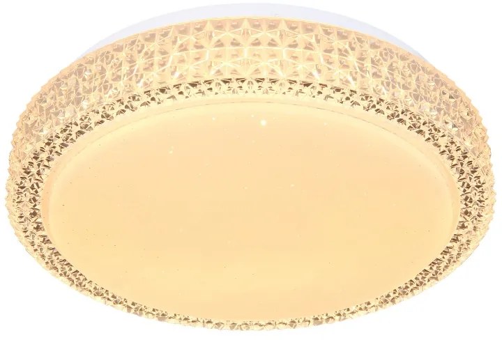 Plafoniera LED moderna cu decor stralucitor OVI 12W
