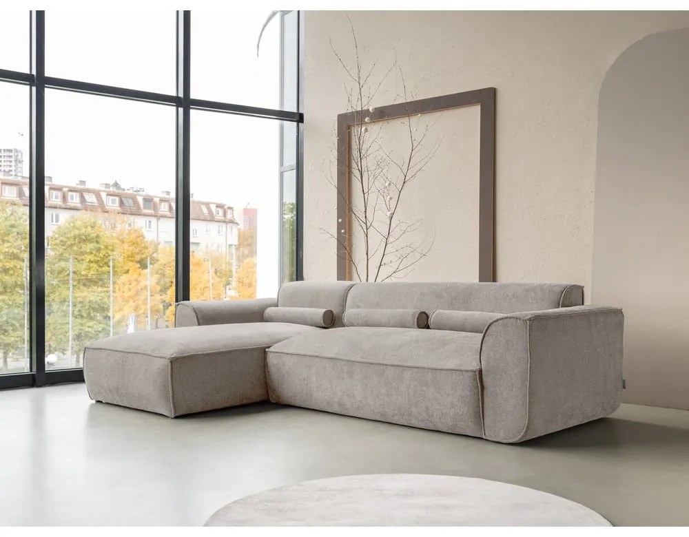 Colțar bej (cu colț pe partea stângă ) Flex Felix – Miuform