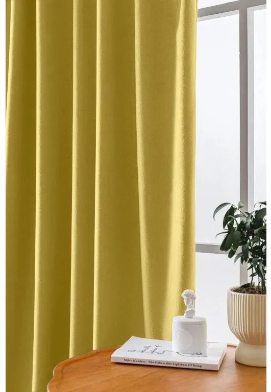 Draperie opaca VELVET 140x270 cm, mustar Agatat: Rejansa