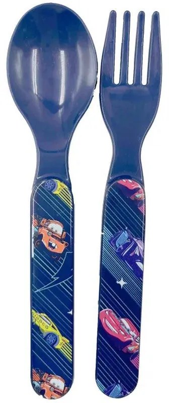 Disney Mașini RPM cutie pentru sandwich + set de tacâmuri
