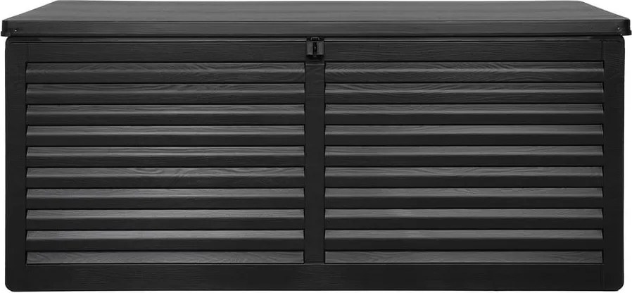 Cutie de depozitare pentru grădină neagră Dubrovnik – House Nordic