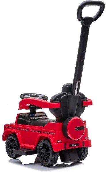 Bicicletă fără pedale Mercedes G350d 3 în 1 roșu/negru