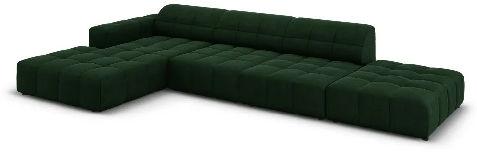 Coltar 5 locuri Chicago catifea L341 cm