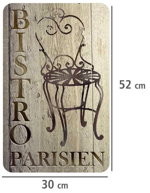 Set 2 protecții din sticlă pentru aragaz Wenko Bistrot, 52 x 30 cm
